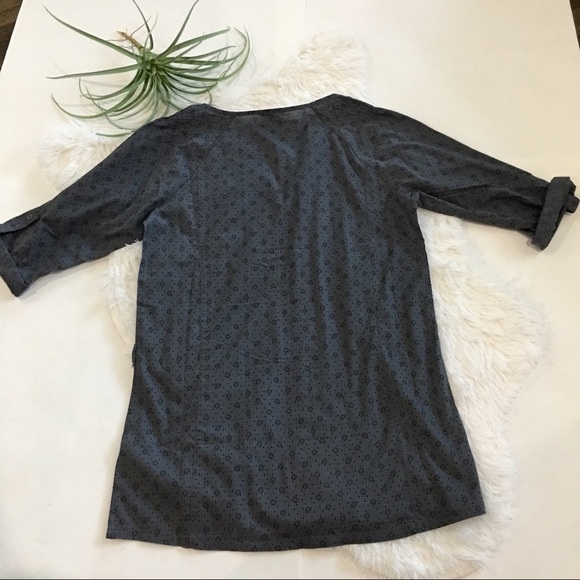 BOSSINI horseshoe gray tunic top size medium - Picture 8 of 8